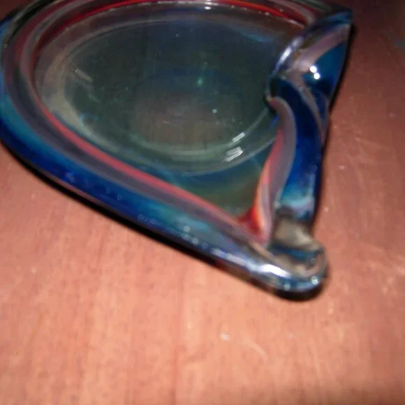 Vintage Murano Italian Glass MCM Console Bowl